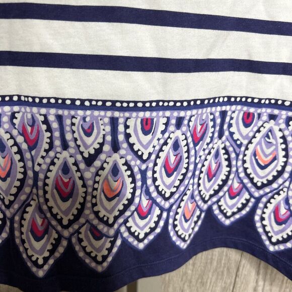 Lilly Pulitzer Shift Dress Short Scoop Neckline Resort Wear Striped Size Medium - Picture 4 of 6